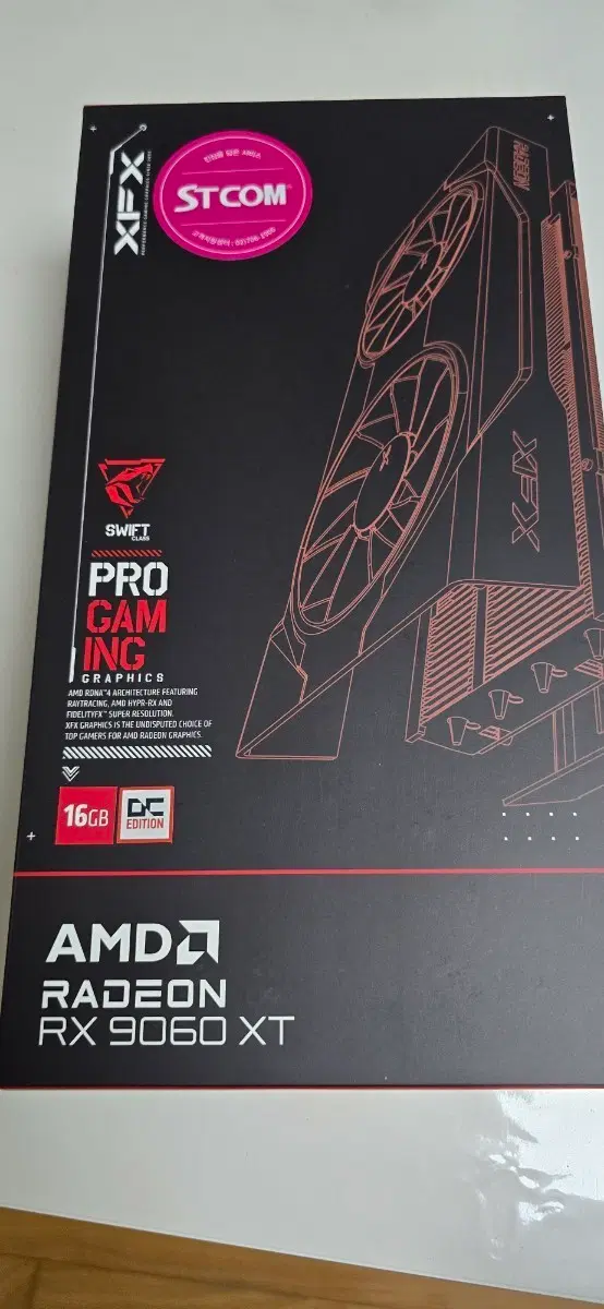 인천 직거래 XFX rx9060xt 16gb 미개