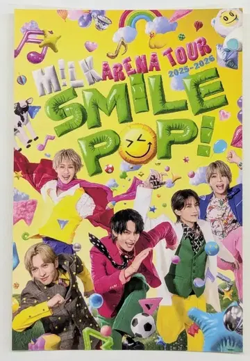 M!LK 2025-26 SMILE POP! DVD&Blu-ray 조기 예약 특전 자켓 그림체 스티커