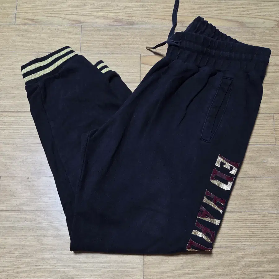 에드하디 EDHARDY 남성 블랙 조거팬츠 트레이닝복하의 XL