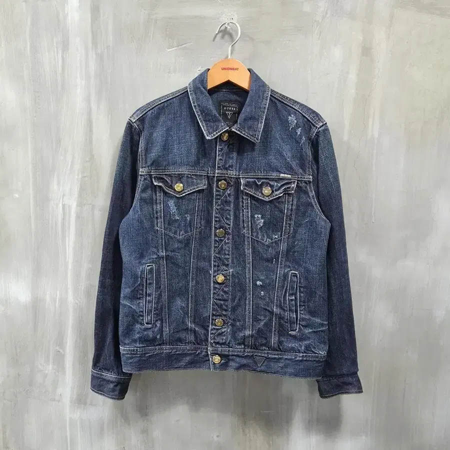 게스 진청 데님 자켓/남성(XL)/ST3948