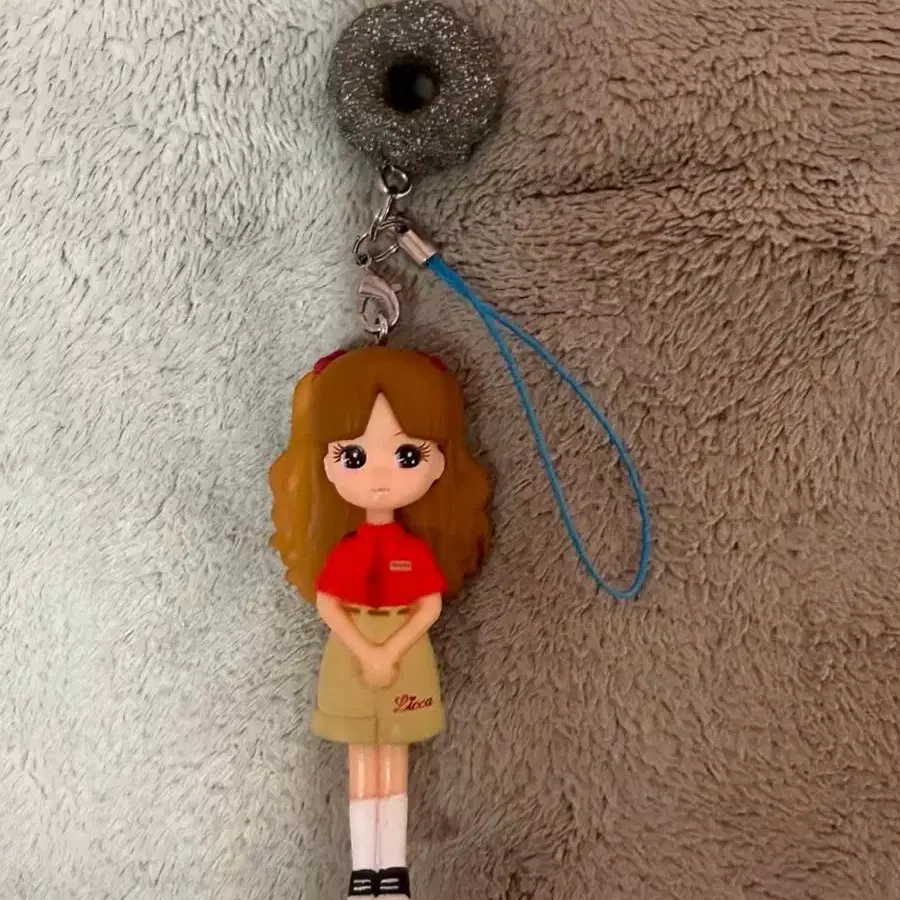 리카짱 키링 미소녀 인형