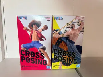 원피스 CROSS POSING 루피 에넬 피규어