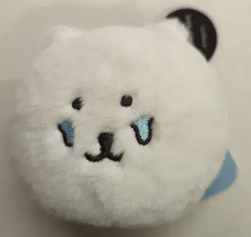 그레이 후드티 서비스 후와모치! 곰투성이 봉제 인형 복권 나가노 캐릭터즈 E상 얼굴 마스코트 배지 (울음)