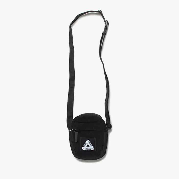 PALACE "Black Corduroy Shoulder Bag"