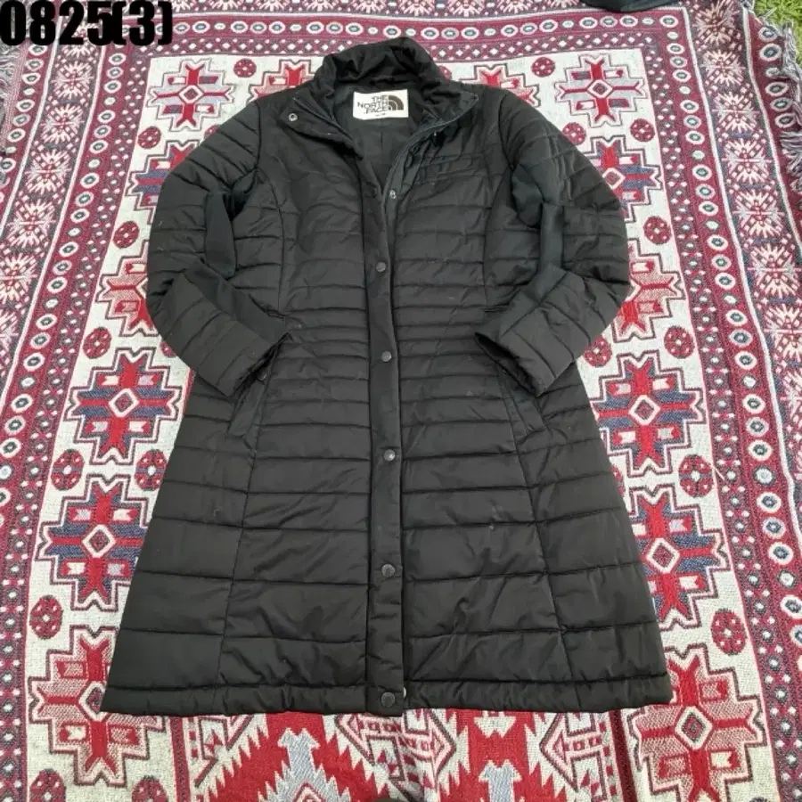 노스페이스 여성 롱패딩 블랙 xs 80 8/25