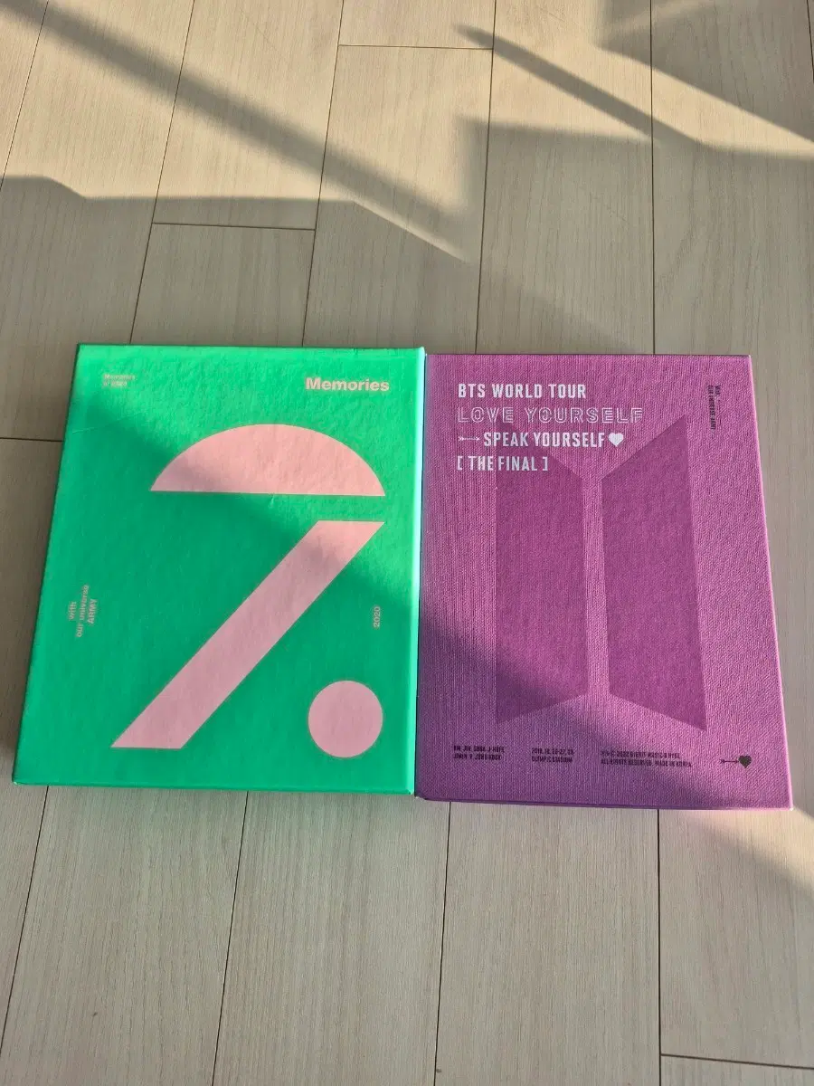 BTS Memories 2020 블루레이 앨범과 LOVE YOURSELF SPEAK THE FINAL 배송비포함