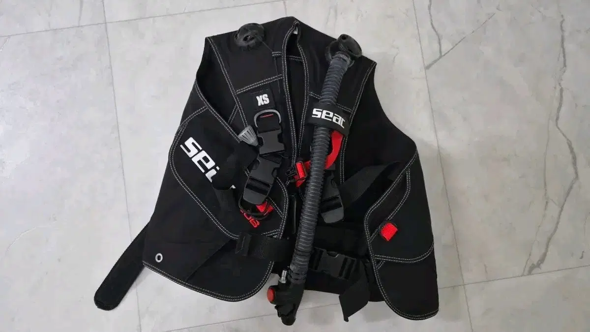 상태최상 스쿠버다이빙 SEAC CLUB BCD XS