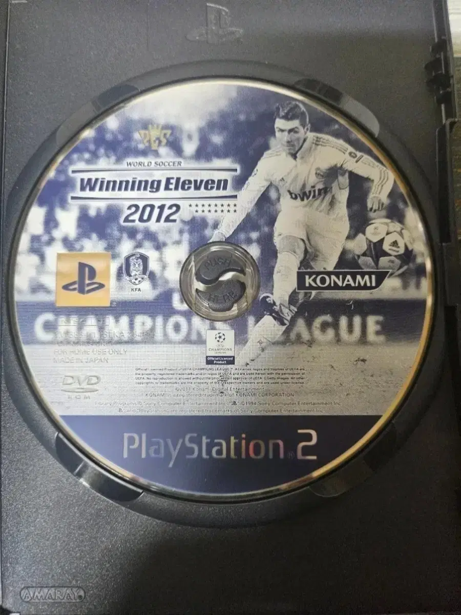 플레이스테이션2 위닝 일레븐 2012 알DVD