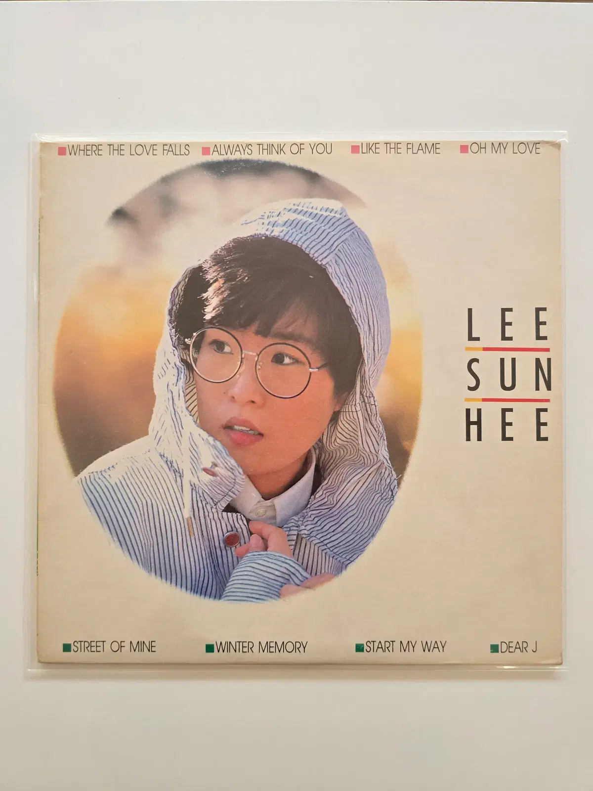 이선희 LP / WHERE THE LOVE FALLS / EX,EX+ /가사집