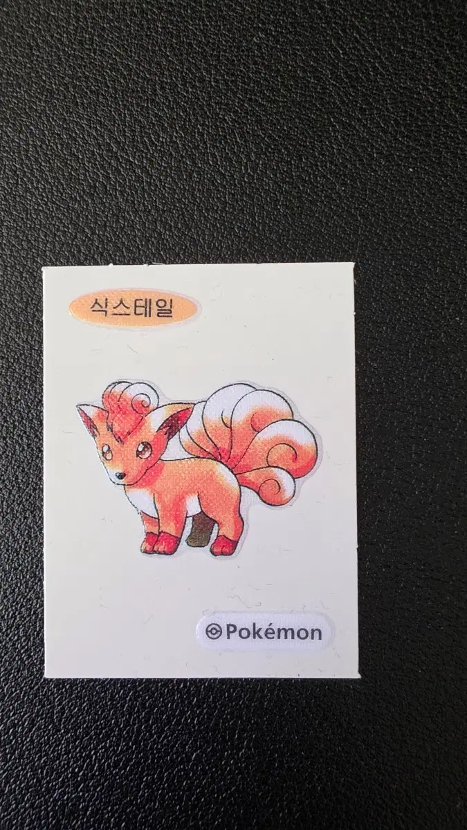 포켓몬 식스테일 띠부씰
