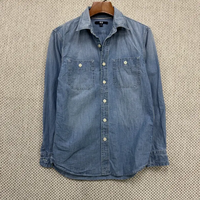 유니클로 데님 셔츠 XS H03019