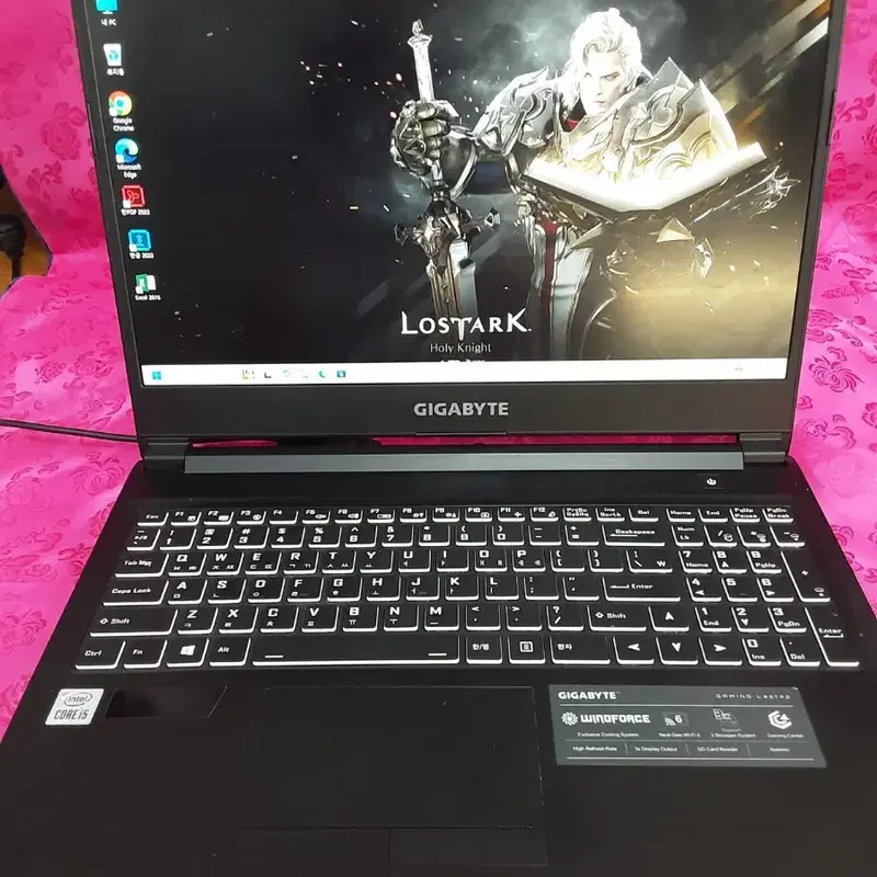 고성능 게이밍노트북 기가바이트 G5 KC / RTX3060 RAM32G/ SSD 512G 급처분 급매 중고