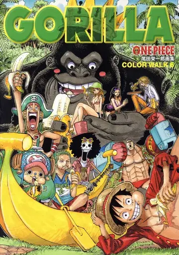 슈에이샤 애장판 코믹스 오다 에이치로 ONE PIECE COLOR WALK 6 GORILLA 초판