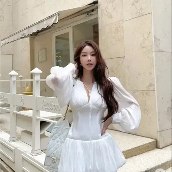 엉넬 쉬폰 원피스