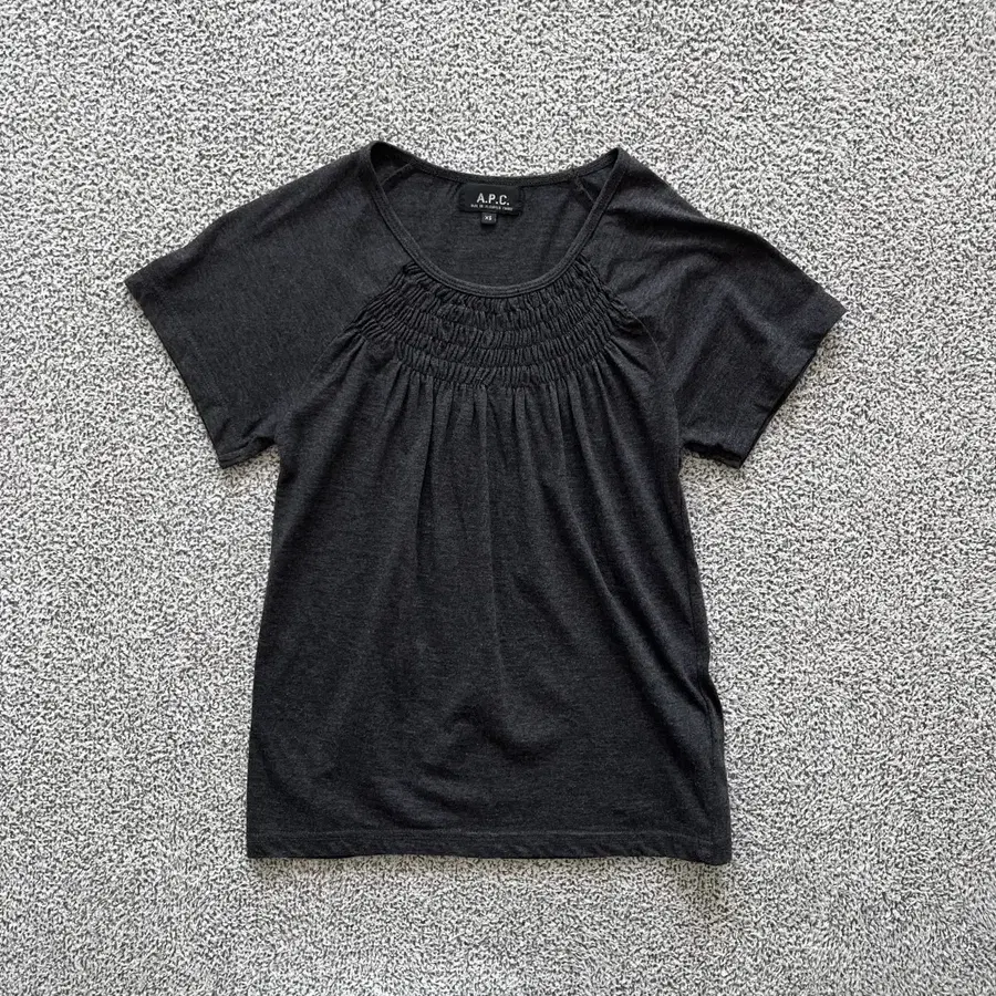 A.P.C. . 아페쎄 플리츠 셔링 코튼 탑