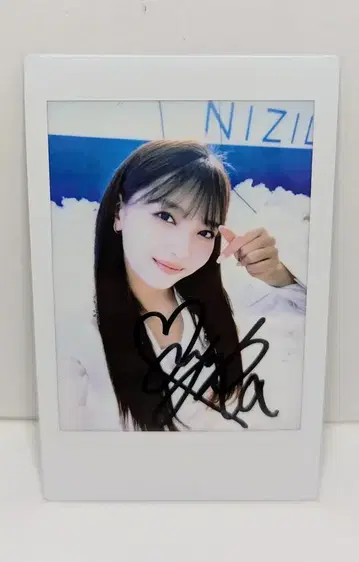 NiziU MAYUKA 친필 솔로 사인 폴라로이드 사인