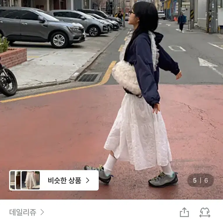 [데일리쥬] 허드슨 코튼 캉캉 롱 스커트 (롱)