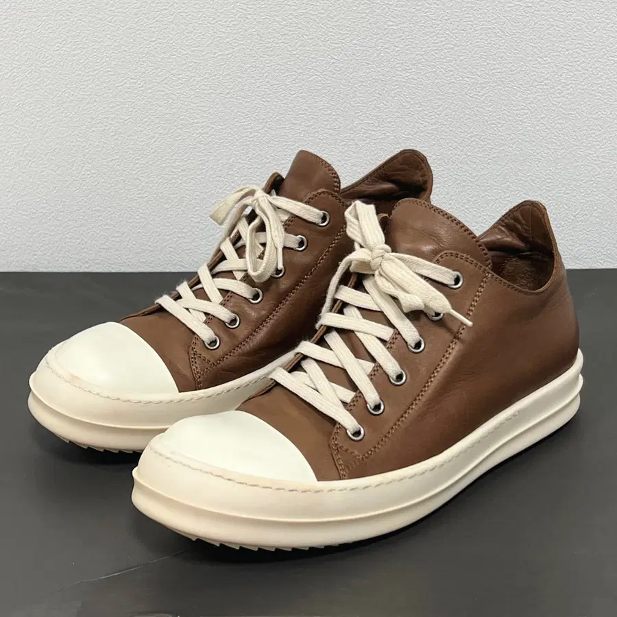 릭오웬스 17FW 컨버스 라몬즈 로우 브라운 LCWP