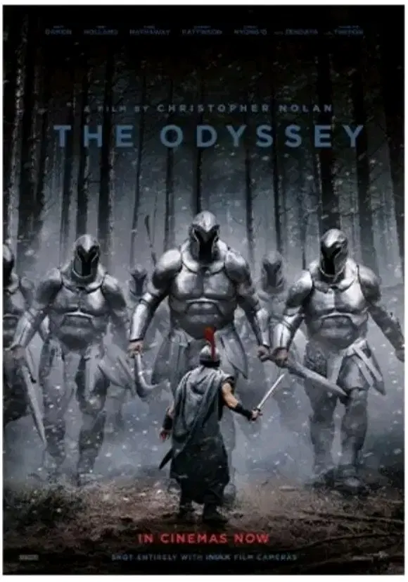 오디세이 SILVER SOLDIER 실버 솔져 솔저 오리지널 포스터 A3 CGV 주차 크리스토퍼 놀란