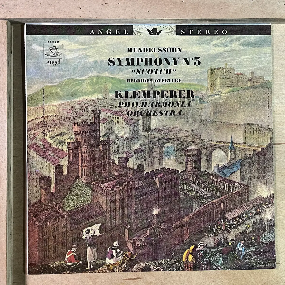 멘델스존 교향곡 3번 "스코틀랜드" 클렘페러, 필하모니아 오케스트라 미국 1961년 LP