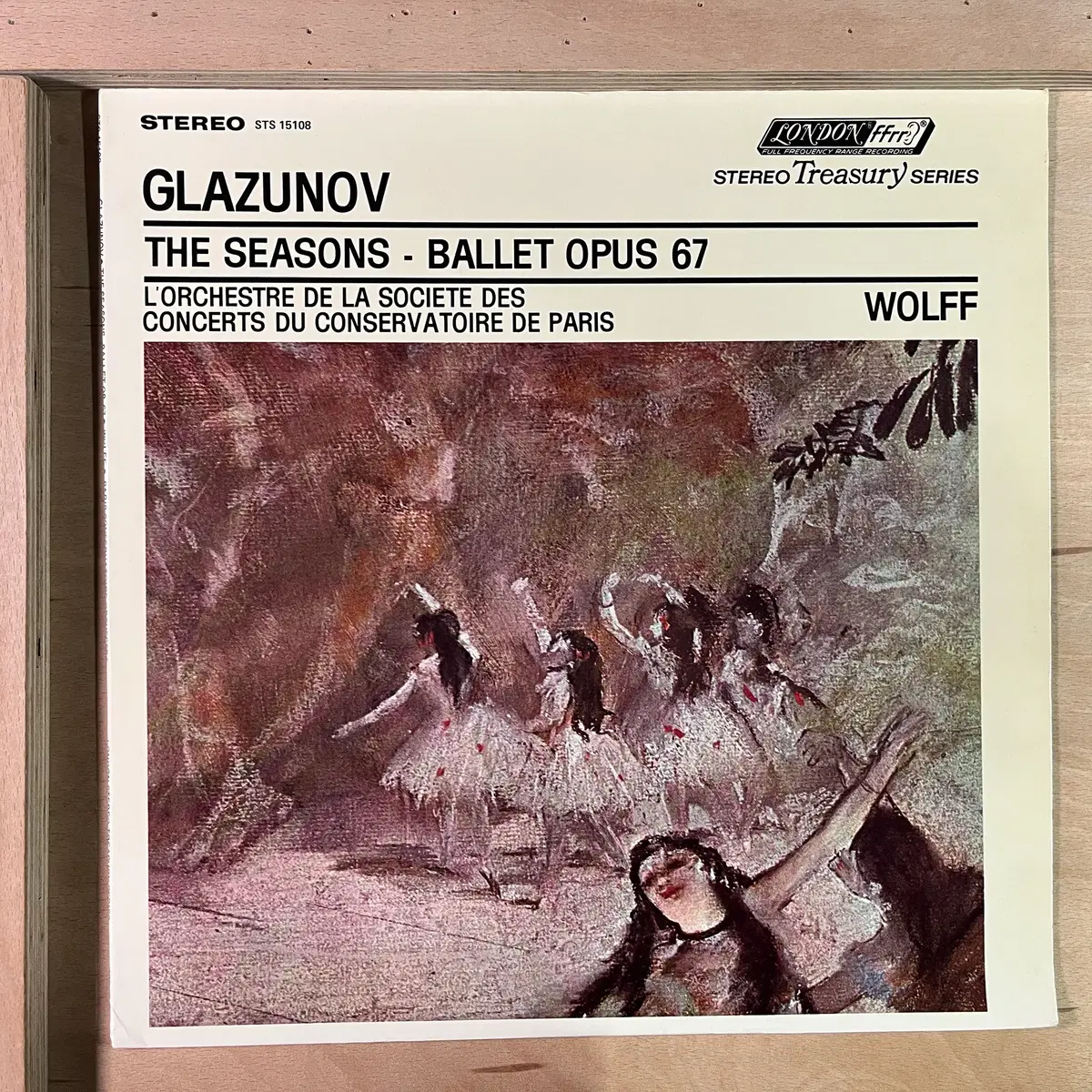 글라주노프 발레 모음곡 "사계" Op. 67 알베르 볼프 미국 1971년 LP