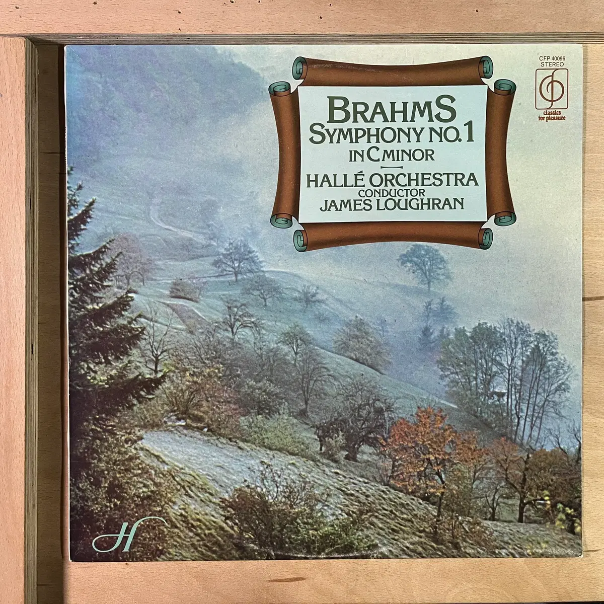브람스 교향곡 1번 C단조 Op. 68 제임스 러프런 영국 1974년 LP