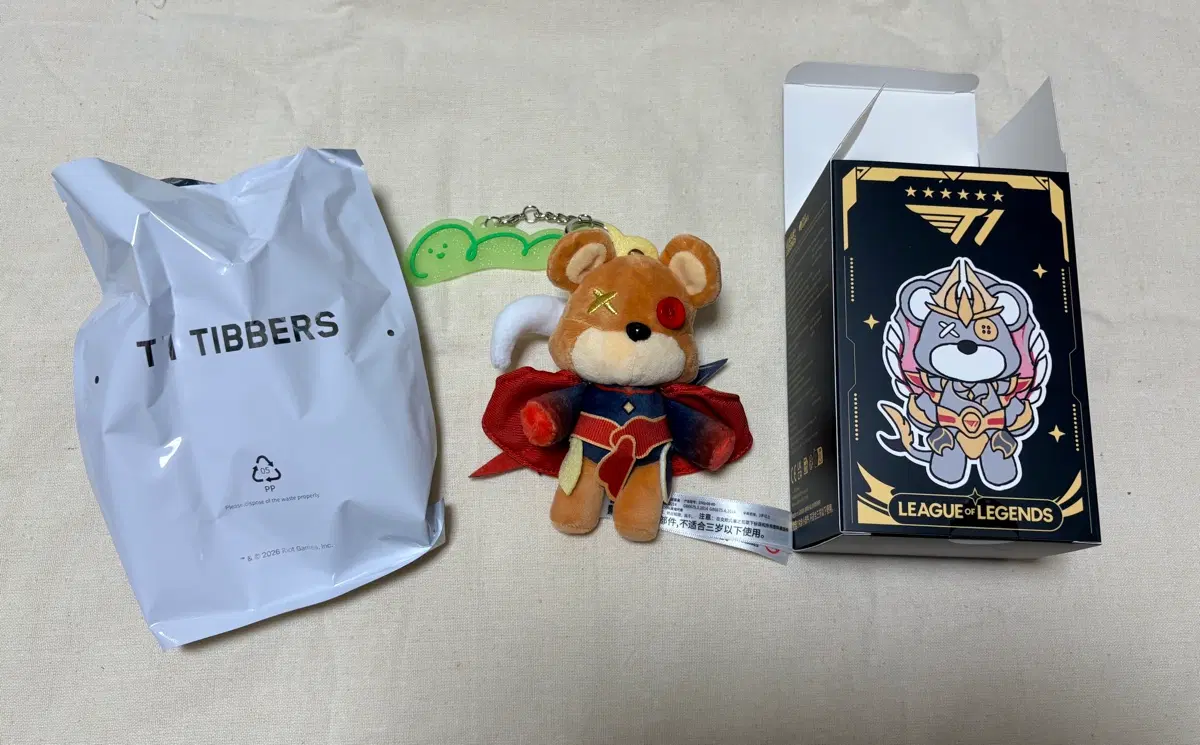 25월즈우승기념 t1 신짜오 티버인형