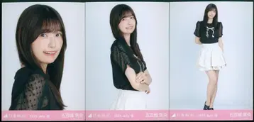 노기자카46 회장 한정판 브로마이드 이오키 마오 2025.July-III 프릴 미니 스커트 컴프