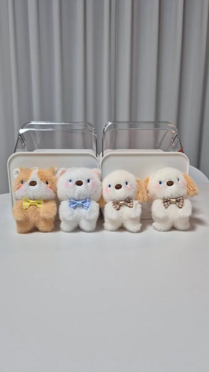 toka 토카 동물 강아지 리본 인형 뽑기 키링
