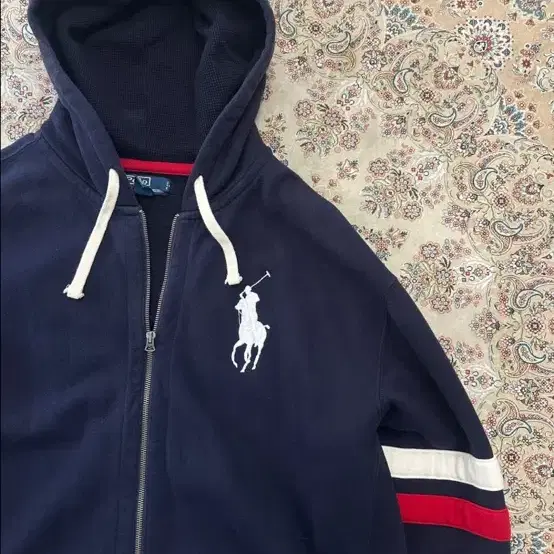 폴로 랄프로렌 네이비 후드집업 2xl