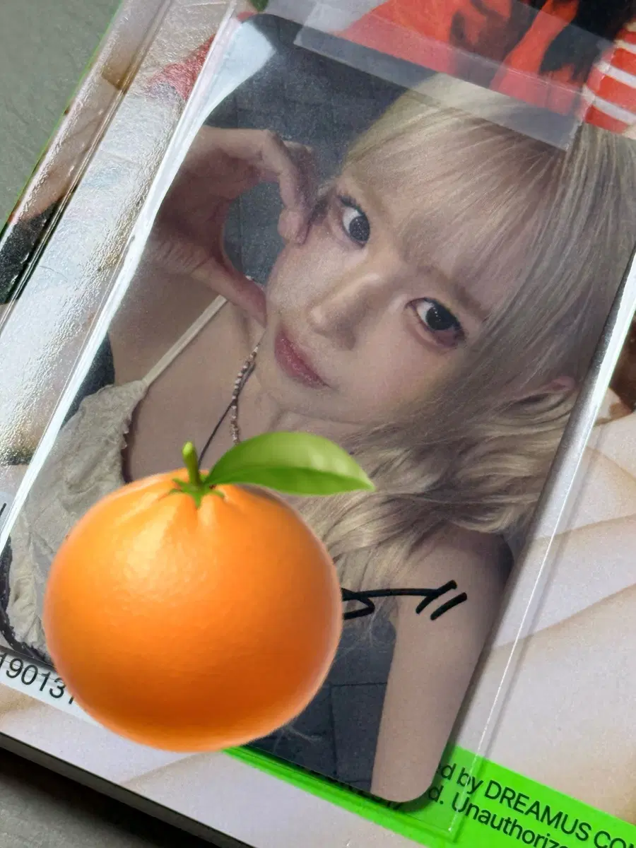(마지막 가격 인하)프로미스나인 송하영 메이크스타 영통 친필 사인 포토카드 포카 미공포