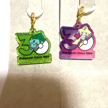 포켓몬 30주년 기념 아크릴 키링 2종 세트