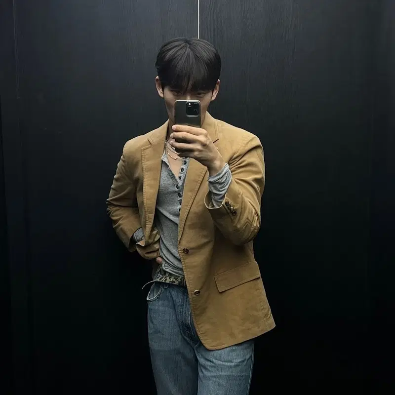 휴고보스 스웨이드 블레이저 s12432