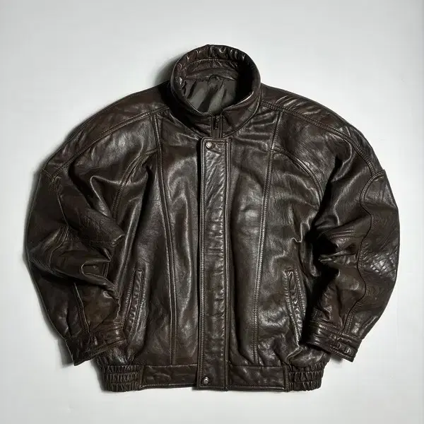 퍼스트에비뉴 90's 빈티지 A-2 봄버 레더 자켓 R3386