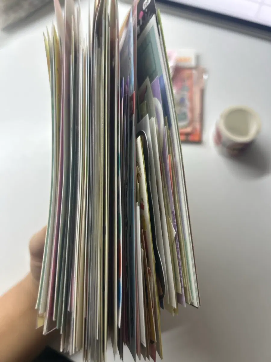 스티커 모조지 167개 처분