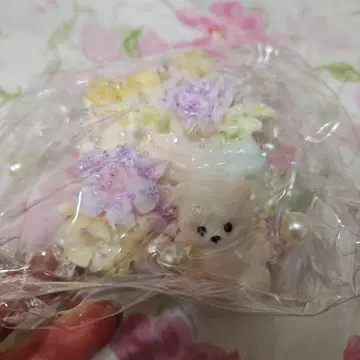곰 모티브 디저트 데코레이션