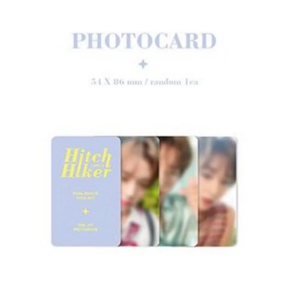 (3번째) 박지훈 히치하이커 포토카드 Hitch hiker