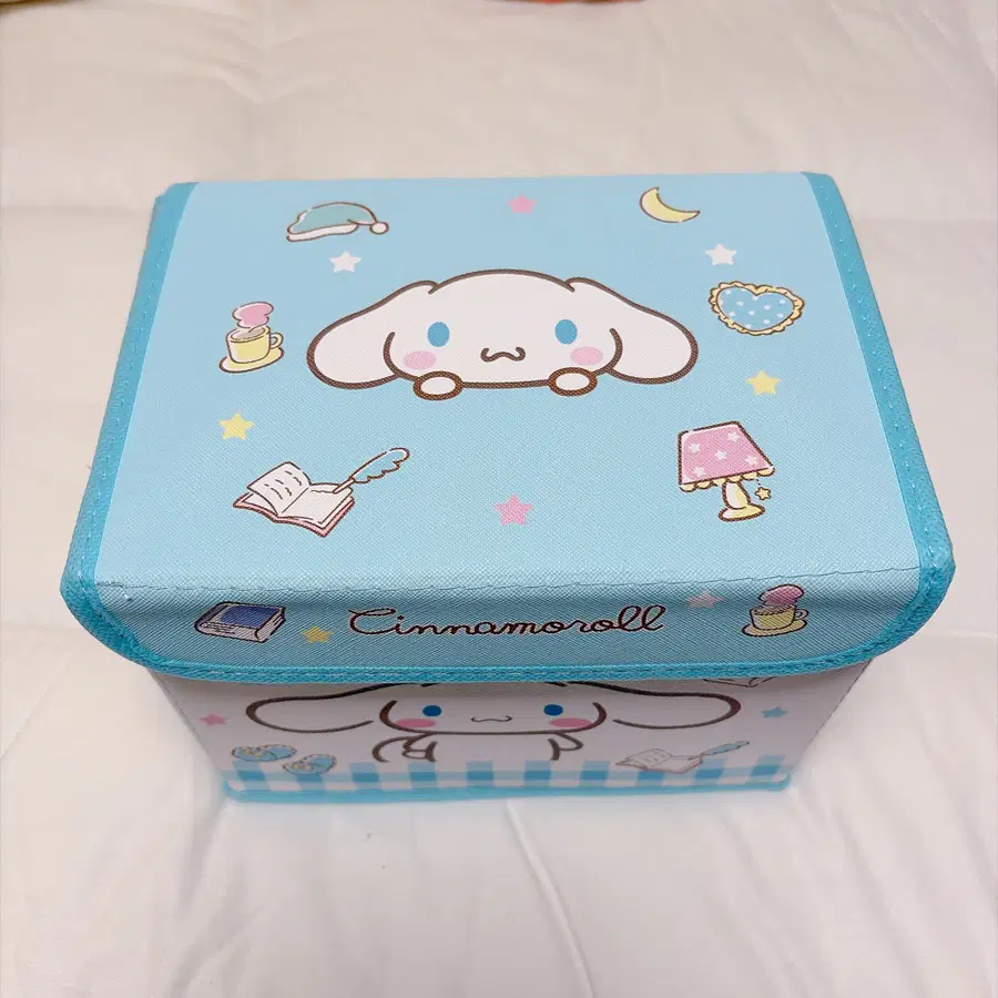 시나모롤 수납정리함 새상품 산리오 접이식 수납박스 정리함