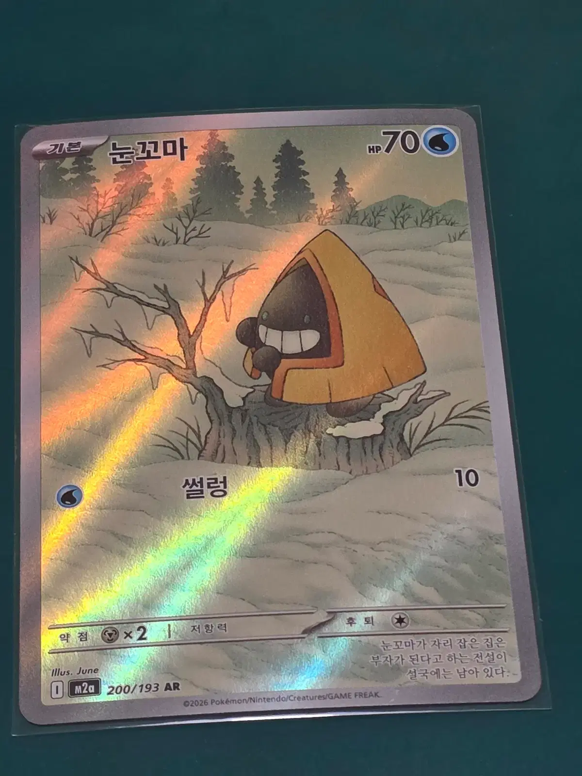 눈꼬마 ar 200 193 m2a 포켓몬카드