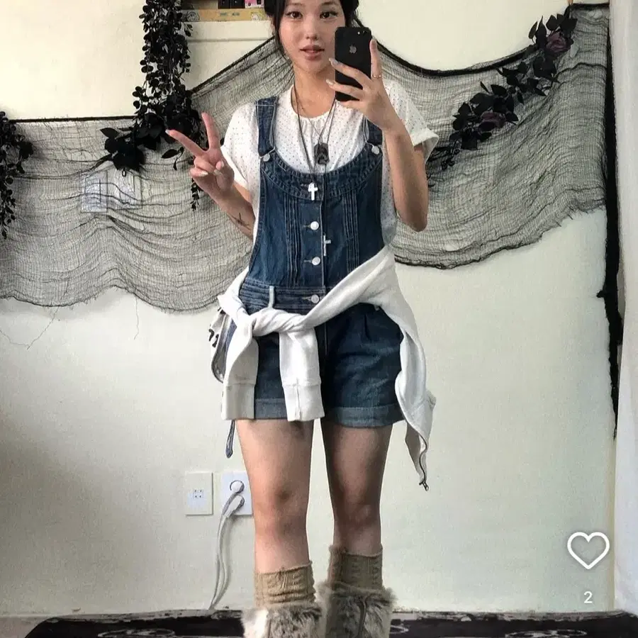 빈티지 멜빵 세트 판매 아베크롬비 흰색 후드집업