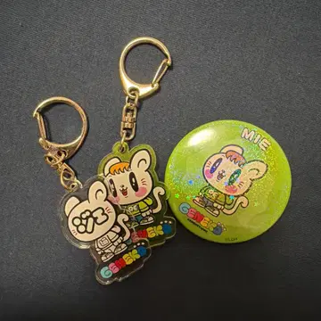 GENEKO 사노 레오 키링 캔뱃지 세트