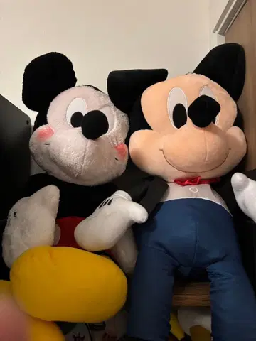 미키마우스 봉제 인형 2개 세트