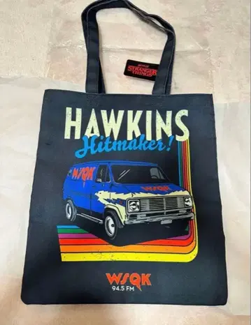 기묘한 이야기 HAWKINS WSQK 토트백 미개봉 새상품