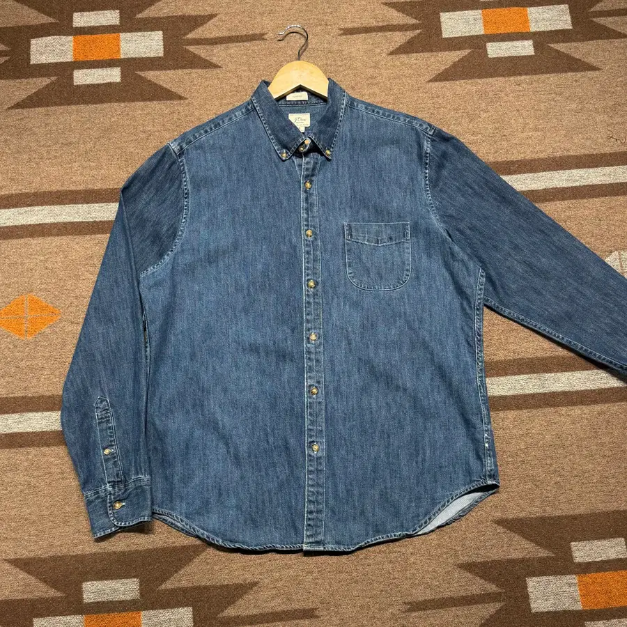 J.Crew 제이크루 클래식 버튼다운 데님 셔츠 L