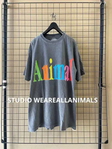 STUDIO WEAREALLANIMALS 애니멀즈 레터 T