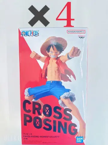 원피스 루피 피규어 CROSS POSING 4개 세트
