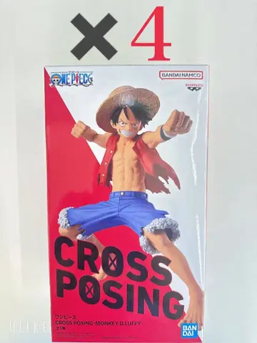 원피스 루피 피규어 CROSS POSING 4개 세트