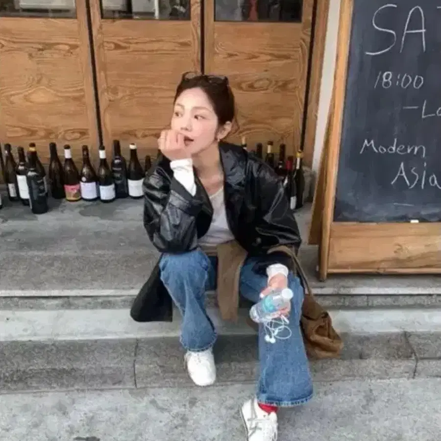바이무드 레더자켓