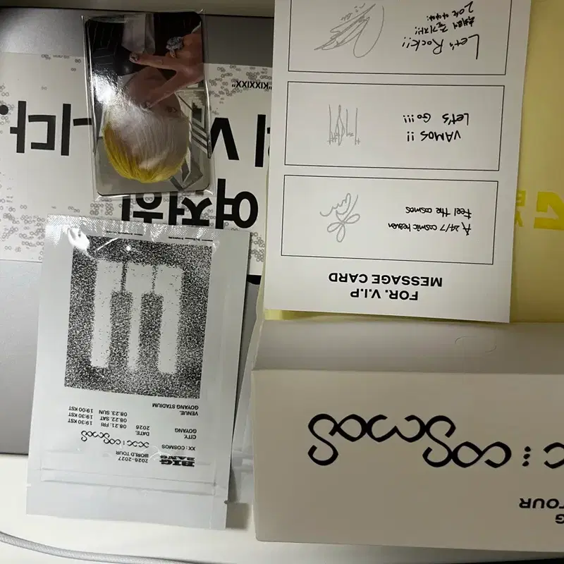 빅뱅 멤버십 기프트 월드투어 고양 XXX:COS MOS