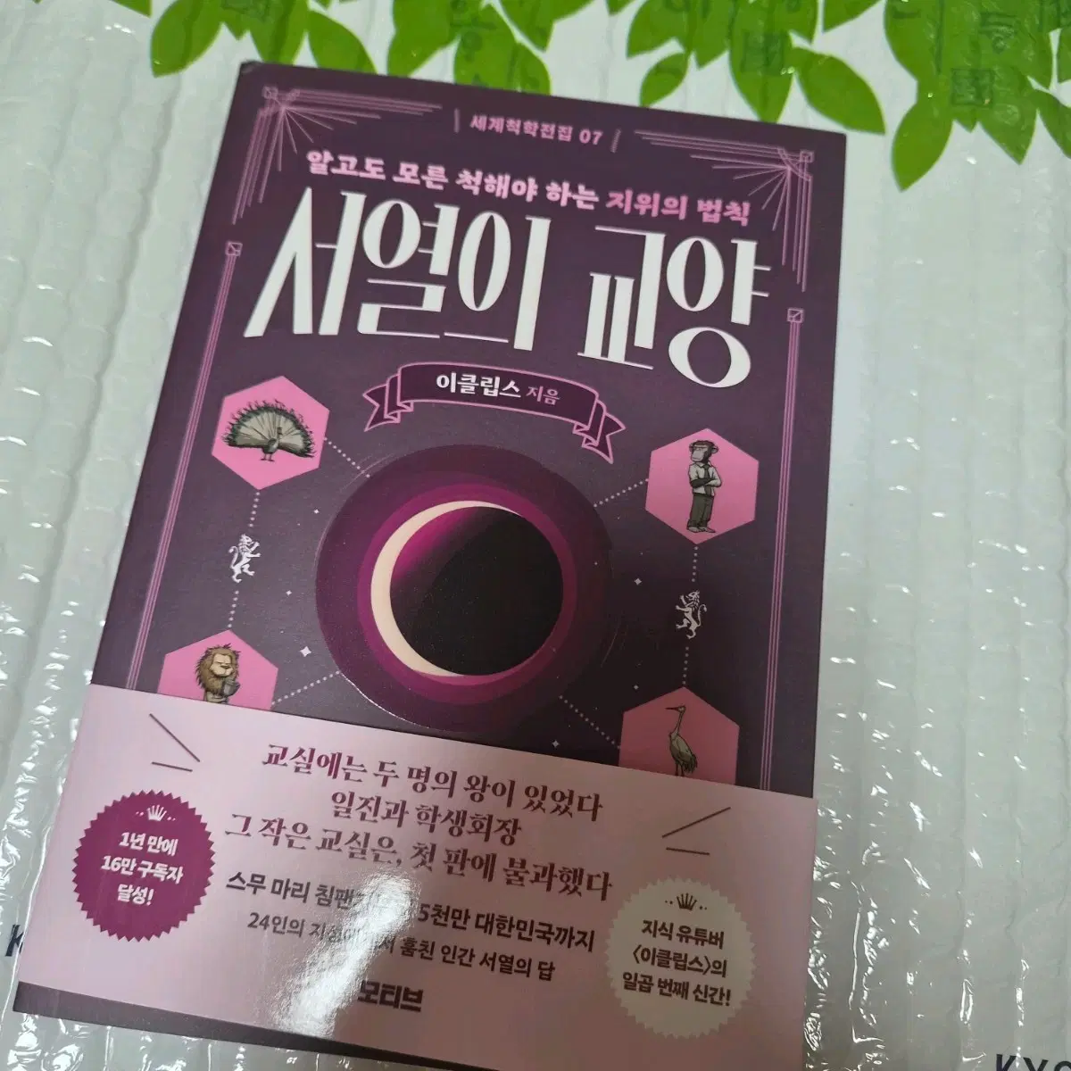 새상품) 서열의 교양 베스트셀러 책